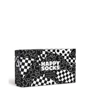 HAPPY SOCKS BLACK AND WHITE Gift set of 3 pairs of socks black - Women's Socks - 5