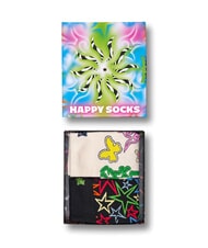 HAPPY SOCKS SPINNING WHEEL Gift set of 2 pairs of socks white - Women's Socks - 4