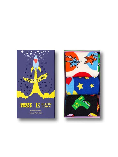 ELTON JOHN Gift set of 3 pairs of socks black - Men's Socks