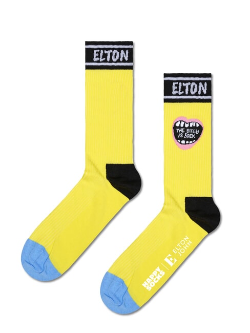 ELTON JOHN Gift set of 6 pairs of socks yellow - Men's Socks