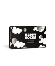 HAPPY SOCKS BLACK AND WHITE Gift set of 3 pairs of socks black - Men's Socks - 5