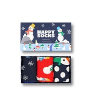 HAPPY SOCKS SNOWM Gift set of 3 pairs of socks multicolor - Men's Socks - 6