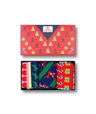 HAPPY SOCKS X-MAS SWEATER Gift set of 3 pairs of socks 4300 - Men's Socks - 6