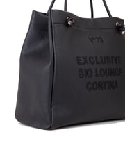 V73 CORTINA Shoulder shopping bag black - Women’s Bags - 3