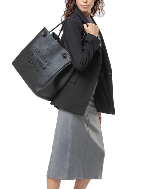 CORTINA Shoulder shopping bag black - Women’s Bags