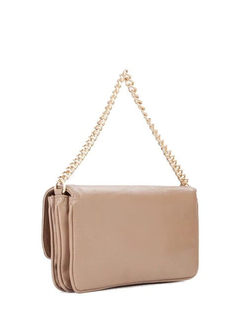 LOUISE Medium shoulder bag with chain handle taupe - Women&rsquo;s Bags