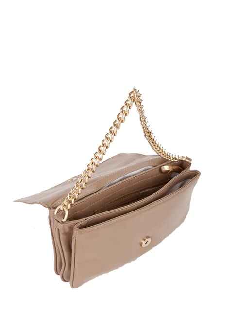 LOUISE Medium shoulder bag with chain handle taupe - Women&rsquo;s Bags