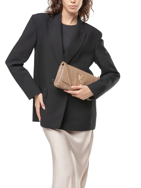 LOUISE Medium shoulder bag with chain handle taupe - Women&rsquo;s Bags