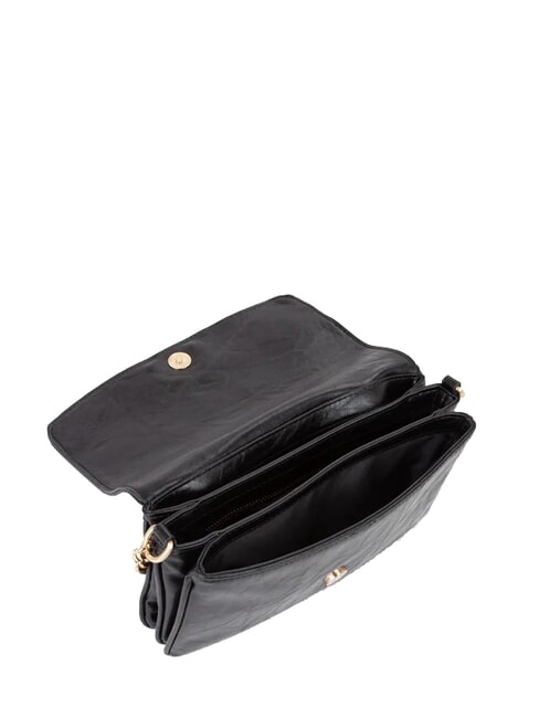 LOUISE Medium shoulder bag with chain handle black - Women’s Bags