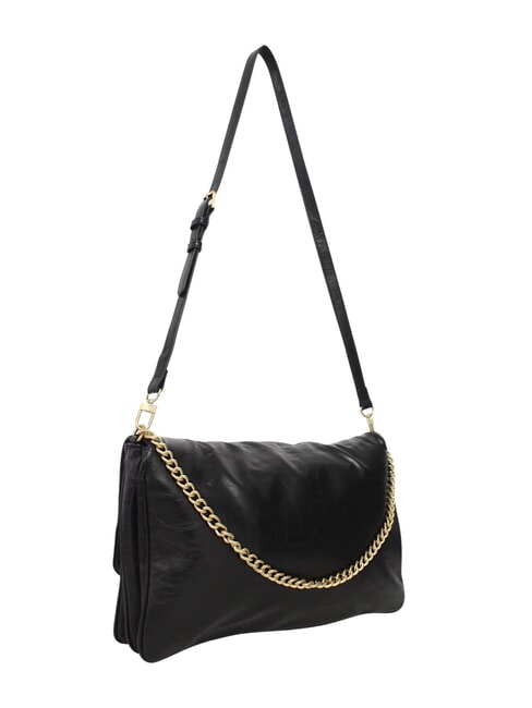 LOUISE Large shoulder bag with chain handle black - Women’s Bags