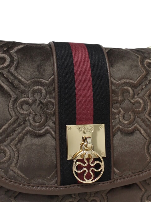 CATE Shoulder bag with flap taupe/multicolor - Women’s Bags