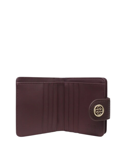 FEDERICA Small bifold wallet Bordeaux - Women&rsquo;s Wallets