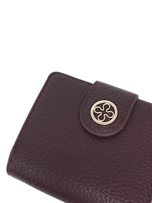 FEDERICA Small bifold wallet Bordeaux - Women&rsquo;s Wallets