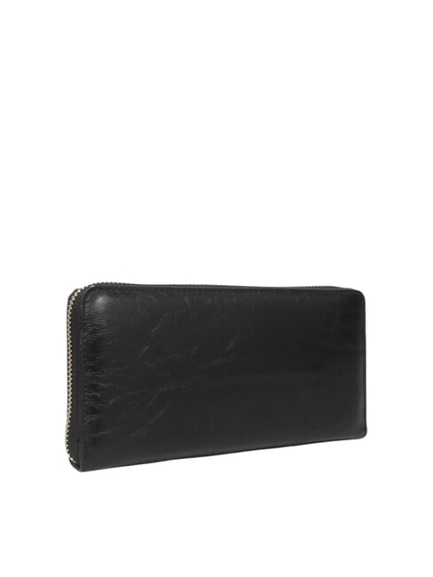 LOUISE Large zip-around wallet black - Women’s Wallets