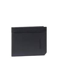 PIQUADRO RUSSEL Leather wallet Black - Men’s Wallets - 3