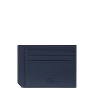 PIQUADRO W137 Flat leather credit card holder blue - Men&rsquo;s Wallets - 3