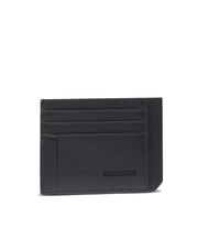 PIQUADRO W137 Flat leather credit card holder - Men’s Wallets