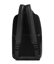PIQUADRO W137 One-shoulder leather backpack Black - Laptop backpacks - 3