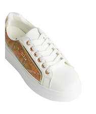 ALVIERO MARTINI PRIMA CLASSE GEO Platform sneakers with logo white - Women’s shoes - 3