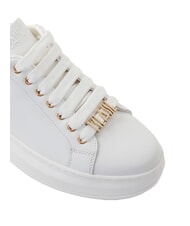 ALVIERO MARTINI PRIMA CLASSE GEO Smooth leather platform sneakers white - Women’s shoes - 3