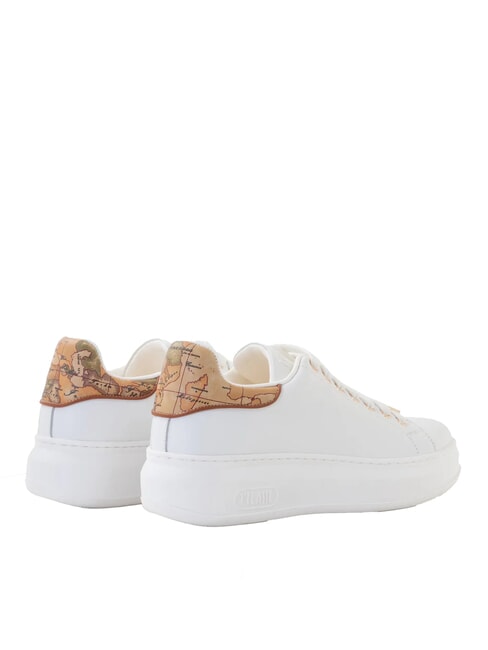 GEO Smooth leather platform sneakers white - Women’s shoes