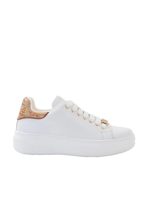 GEO Smooth leather platform sneakers white - Women’s shoes