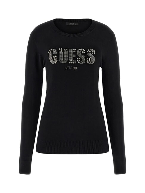 REYNA LOGO Crew neck sweater with applications jetbla - Women's Sweaters