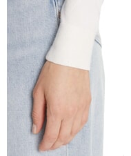 GUESS REYNA LOGO Crew neck sweater with applications cremwhi - Women's Sweaters - 4