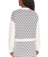 GUESS AUBREY Relaxed fit sweater 4g cream and blue - Women's Sweaters - 2