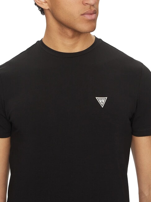 JOE SINGLE CREW NECK Stretch short-sleeved T-shirt jetbla - T-shirt