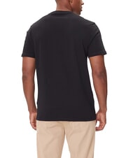 GUESS TRIANGLE LOGO Regular fit short sleeve t-shirt jetbla - T-shirt - 2