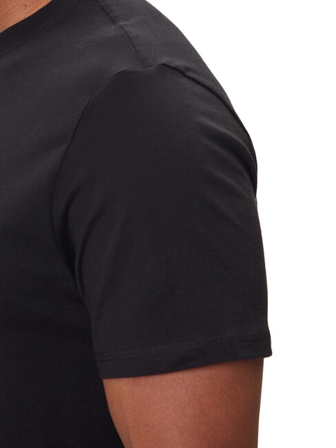 TRIANGLE LOGO Regular fit short sleeve t-shirt jetbla - T-shirt