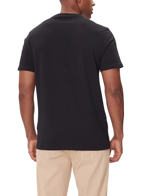 TRIANGLE LOGO Regular fit short sleeve t-shirt jetbla - T-shirt