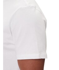 GUESS TRIANGLE LOGO Regular fit short sleeve t-shirt purwhite - T-shirt - 4