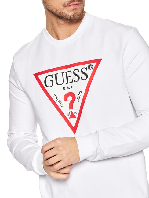 AUDLEY Triangle logo sweatshirt purwhite - Sweatshirts