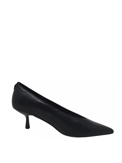YATTCH Leather décolleté BLACK - Women’s shoes
