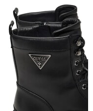 GUESS BADA2 Leather ankle boots BLACK - Women’s shoes - 4