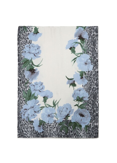 ANIMALIER Printed scarf light denim - Scarves