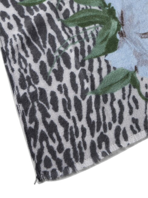 ANIMALIER Printed scarf light denim - Scarves