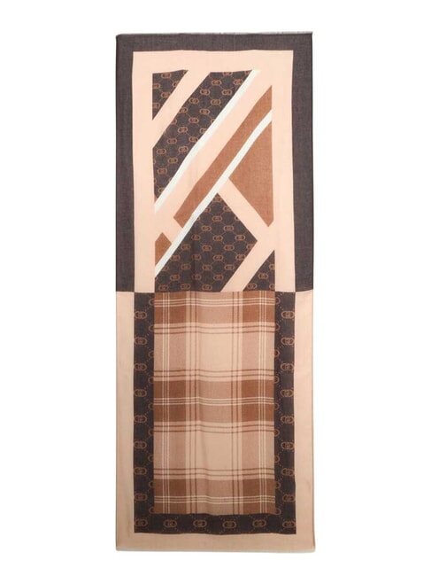 CHECK Scarf brown light - Scarves