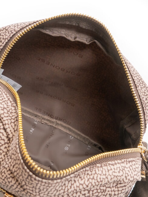 FLEXOS ZIP Mini shoulder bag natural op/dark brown - Women&rsquo;s Bags
