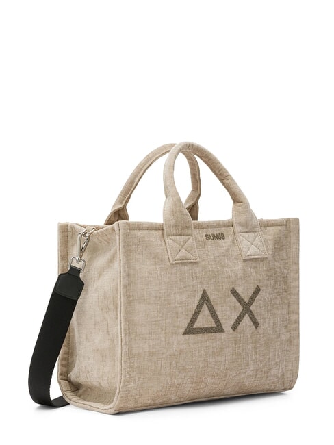 CALI VELVET Handbag, with shoulder strap beige - Women&rsquo;s Bags