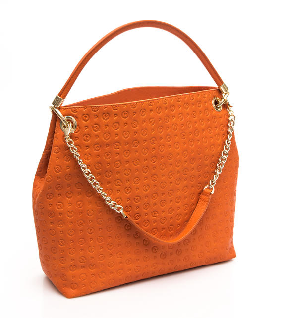 Embossed Heritage Shoulder bag ORANGE - Women&rsquo;s Bags