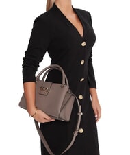 GUESS JANE Handbag with shoulder strap dark taupe - Women’s Bags - 5