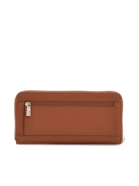GREGORIA Large zip around wallet with wristlet COGNAC - Women&rsquo;s Wallets