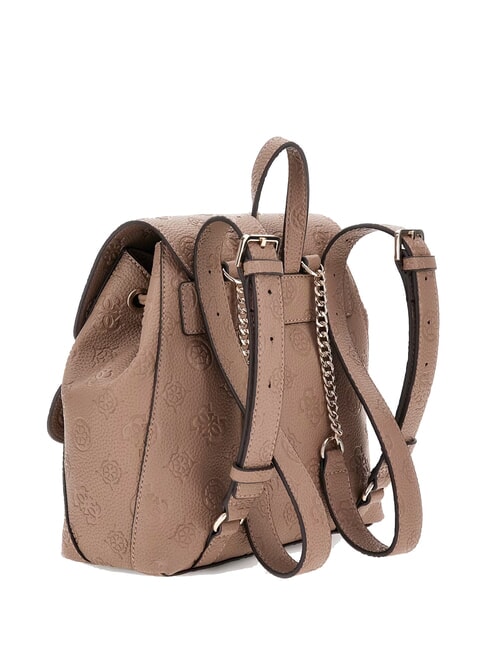 CRESIDIA II Backpack with pocket dark taupe logo - Women&rsquo;s Bags