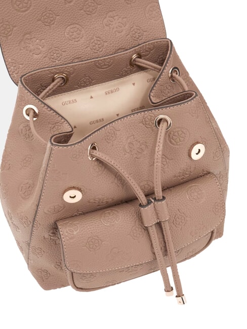CRESIDIA II Backpack with pocket dark taupe logo - Women&rsquo;s Bags