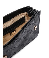 GUESS CRESIDIA II Shoulder bag with flap black logo - Women’s Bags - 5