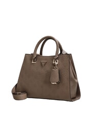 GUESS CRESIDIA II Handbag with shoulder strap dark taupe logo - Women’s Bags - 2