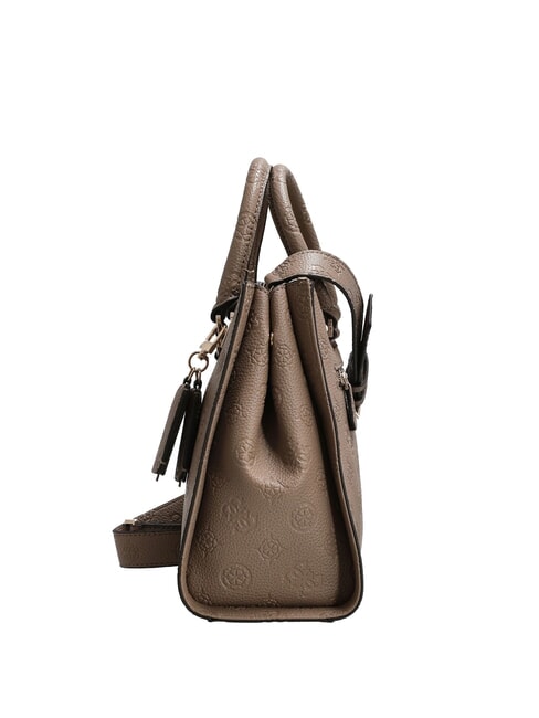 CRESIDIA II Handbag with shoulder strap dark taupe logo - Women’s Bags